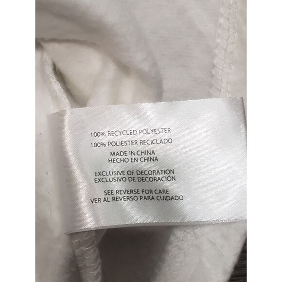 Eddie Bauer White Quilted Pull Over Zip Turtleneck Long Sleeve Sweater Shirt - Picture 5 of 8